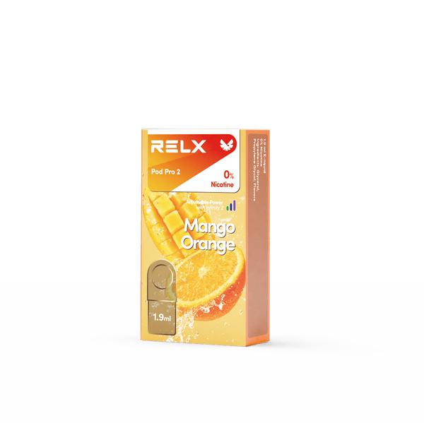 Explore Black Friday Best Deals on  RELX Global E-cigrette Vape RELX Pod Pro Mango Orange(1 Packed) Price Us 5.90 0% Nicotine  
