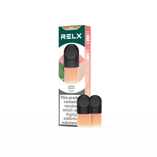 Explore Sping Deals 2026 on RELX Global E-cigrette Vape RELX Pod Pro Fresh Peach 1.8% Nicotine  
