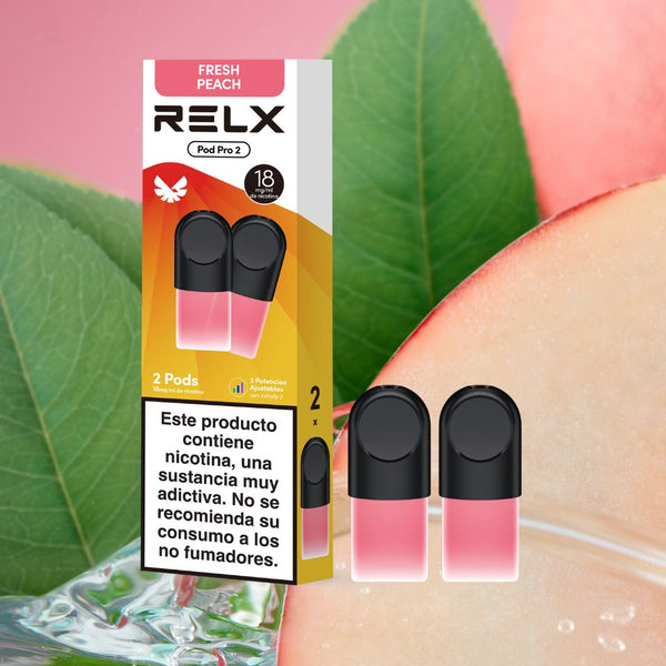 RELX Pod Pro refill vape pods product image, compatible prefilled pod cartridges for RELX Pod Pro devices.
