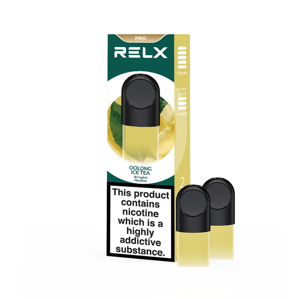 RELX Pod Pro refill vape pods product image, compatible prefilled pod cartridges for RELX Pod Pro devices.

