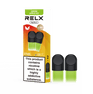 RELX Pod Pro Green Apple Ice refill vape pods product image, compatible prefilled pods for RELX Pod Pro device.
